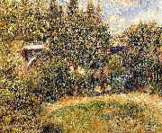 Pierre-Auguste Renoir Le Pont du chemin de fer a Chatou oil painting